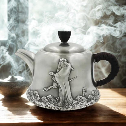 Zen Harmony Sterling Silver Teapot