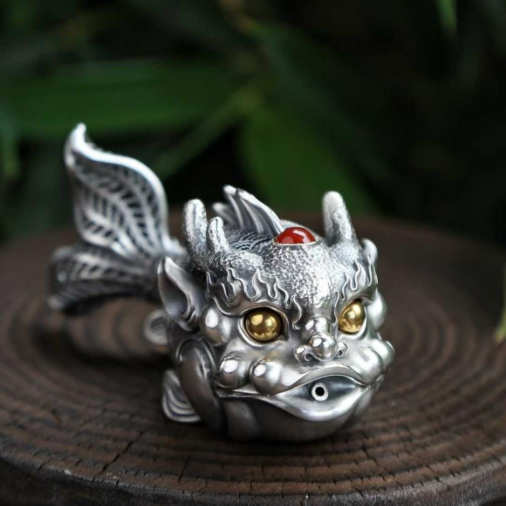 chiwen incense holder — oriental protection of serenity & calm