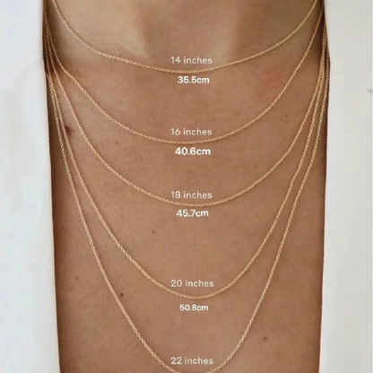 18K Gold Necklace: A Timeless Canvas for Your Unique Pendants (Rose Gold, Yellow Gold, White Gold)