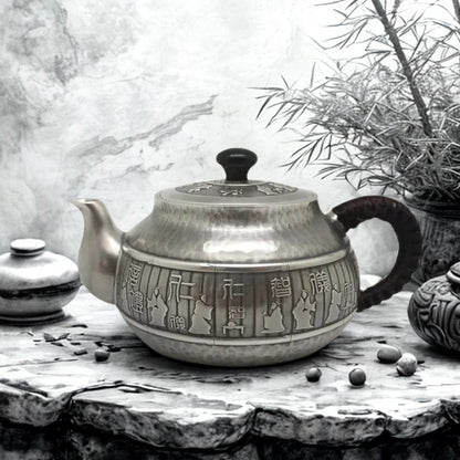 Master Sage Sterling Silver Teapot