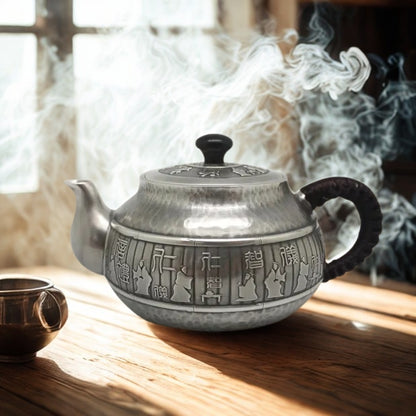Master Sage Sterling Silver Teapot