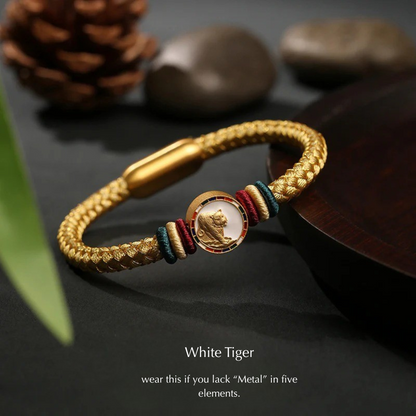 Five Elements Spirit Beast Bracelet – New Chinese-Style Design in S925 Silver