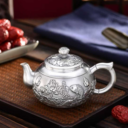 Tea Ceremony Silver Set – Gift Box Edition (Abundance Year After Year)