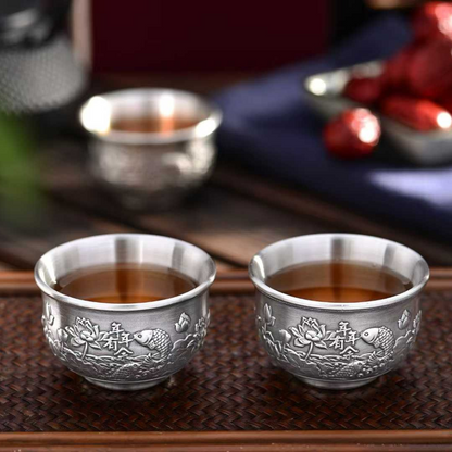 Tea Ceremony Silver Set – Gift Box Edition (Abundance Year After Year)