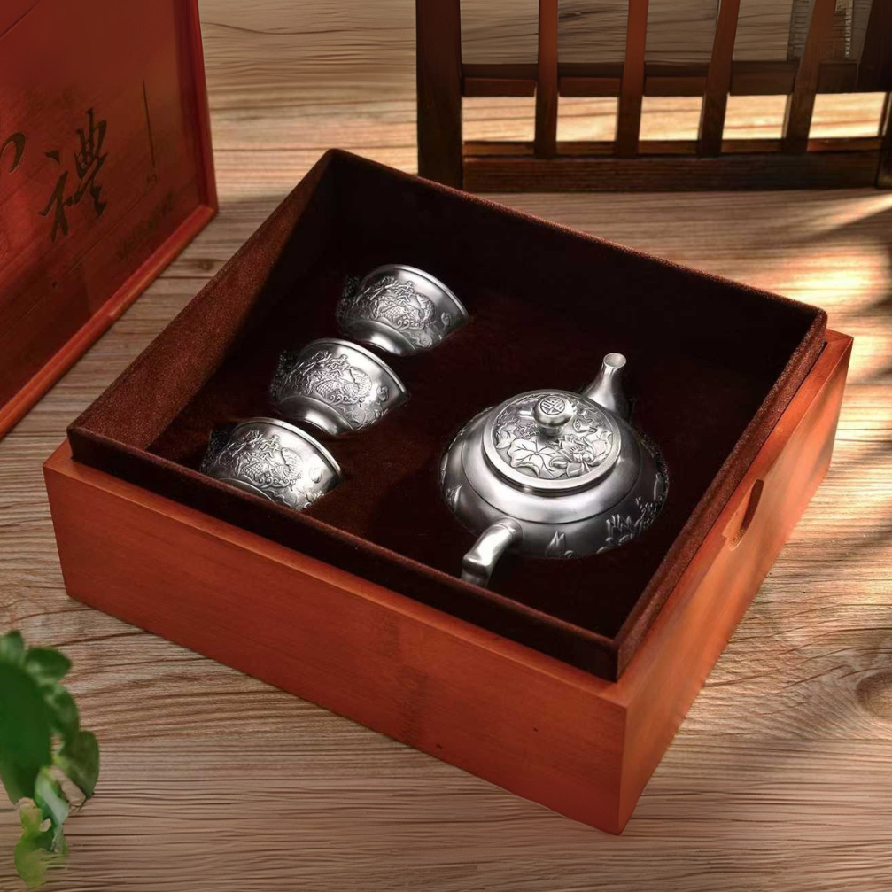 tea ceremony silver set – gift box edition (abundance year after year)