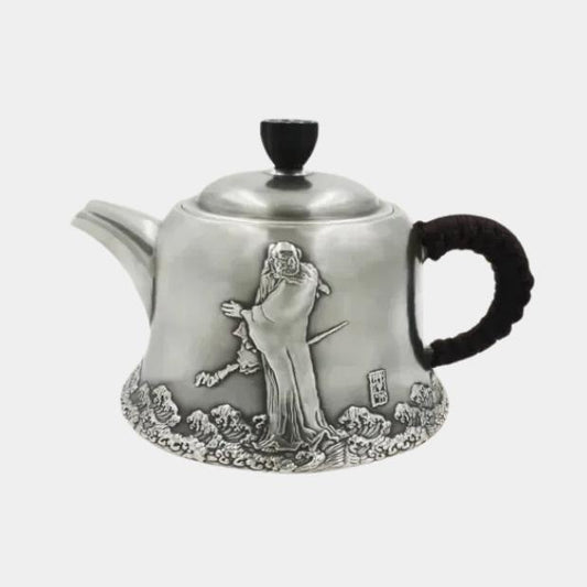 Zen Harmony Sterling Silver Teapot